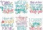 Words of Comfort 2 | Machine Embroidery Designs by JuJu