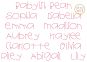 Babyish Bean Embroidery Font | Machine Embroidery Designs by JuJu