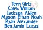 Teen Girlz Embroidery Font | Machine Embroidery Designs by JuJu