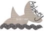 Shark in Water Applique | Machine Embroidery Designs by JuJu