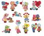 Sunbonnets in Love Applique Machine Embroidery Designs by JuJu 