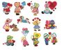 Sunbonnets in Love Applique Machine Embroidery Designs by JuJu 