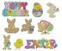 Hoppy Easter Machine Embroidery Designs by JuJu