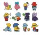Itty Bitty Sunbonnets Machine Embroidery Designs by JuJu