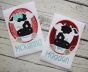 Oval Cow Boy Applique | Machine Embroidery Designs by JuJu