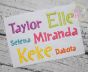 Teen Girlz Embroidery Font | Machine Embroidery Designs by JuJu