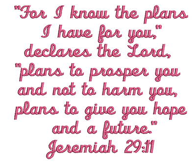 Jeremiah 29:11