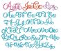 Ayla Script Font Machine Embroidery Designs by JuJu