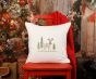 Christmas Deer Vintage Sketch | Machine Embroidery Designs by JuJu