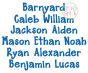 Barnyard Embroidery Font