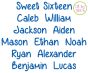 Sweet Sixteen Embroidery Font | Machine Embroidery Designs by JuJu