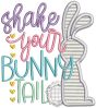 Cutesy Easter Word Art | Machine Embroidery Designs by JuJu