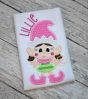 Little Elfie Girl Applique | Machine Embroidery Designs by JuJu