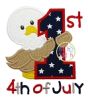 First 4th of July Eagle Applique | Machine Embroidery Designs by JuJu