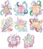 Mehndi Birthday Machine Embroidery Designs by JuJu