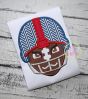Tough Football Helmet Applique | Machine Embroidery Designs by JuJu