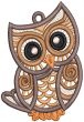 Free Standing Lace Owls | Machine Embroidery Designs by JuJu