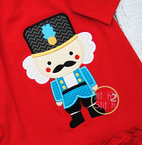 Nutcracker Applique | Machine Embroidery Designs by JuJu