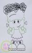 Little Frankie Bean Embroidery | Machine Embroidery Designs by JuJu