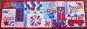 ITH Patriotic Table Runner | Machine Embroidery Designs by JuJu