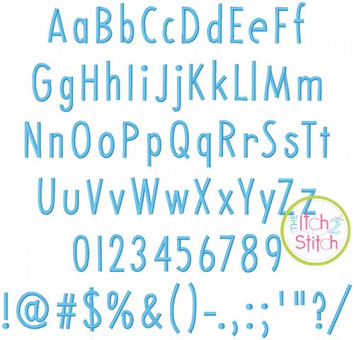 Dashiell Embroidery Font | Machine Embroidery Designs by JuJu