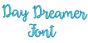 Daydreamer Embroidery Script Font Machine Embroidery Designs by JuJu