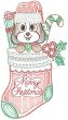 Christmas Greeting Cards Set 1 Digital Machine Embroidery Designs by JuJu