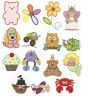 Jumbo Applique Sampler Set 3 Machine Embroidery Designs by JuJu 