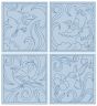 Beautiful Birds Quilt Blocks 4 | Machine Embroidery Designs by JuJu