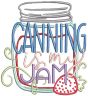 Canning Word Art | Machine Embroidery Designs by JuJu