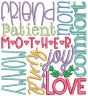 Family Subway Art 1 | Machine Embroidery Designs by JuJu