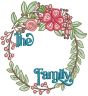 Family Wreaths 3 | Machine Embroidery Designs by JuJu