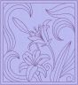 Fancy Flowers Quilt Blocks 2 | Machine Embroidery Designs by JuJu