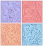Fancy Flowers Quilt Blocks 2 | Machine Embroidery Designs by JuJu