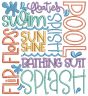 Summer Subway Art 2 | Machine Embroidery Designs by JuJu