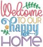 Welcome Signs 1 | Machine Embroidery Designs by JuJu