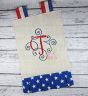 Itch 2 Stitch Elegant Scroll Two Color Large Monogram Digital Embroidery Machine Designs by JuJu