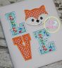 Fox LOVE Applique | Machine Embroidery Designs by JuJu