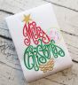 Merry Christmas 3 Embroidery | Machine Embroidery Designs by JuJu