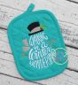 Walking in a Wonderland Snowman Embroidery | Machine Embroidery Designs by JuJu