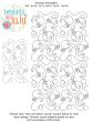 Anchors And Round Circle Loops End-to-End Quilting Embroidery Design | Machine Embroidery Designs by JuJu