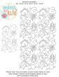 Cabin Trees Woods End-to-End Quilting Design | Machine Embroidery Designs by JuJu