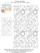 Christmas Tree Candy Cane Wreath and Bell End-to-End Quilting Design | Machine Embroidery Designs by JuJu