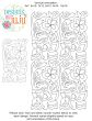 Flower Power Paisley 2 End-to-End Quilting Design | Machine Embroidery Designs by JuJu