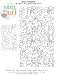 Flowers Feathers Swirls 3 End-to-End Quilting | Machine Embroidery Designs by JuJu
