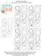 Hot Air Balloons Clouds End-to-End Quilting Design | Machine Embroidery Designs by JuJu