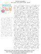 Leafy Vines And Loops End-to-End Quilting Design | Machine Embroidery Designs by JuJu