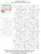 Mustaches End-to-End Quilting Embroidery Design | Machine Embroidery Designs by JuJu