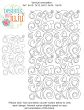 Overlapping Swirls End-to-End Quilting Design | Machine Embroidery Designs by JuJu