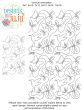 Simple Hummingbird Butterfly Dragonfly End-to-End Quilting | Machine Embroidery Designs by JuJu